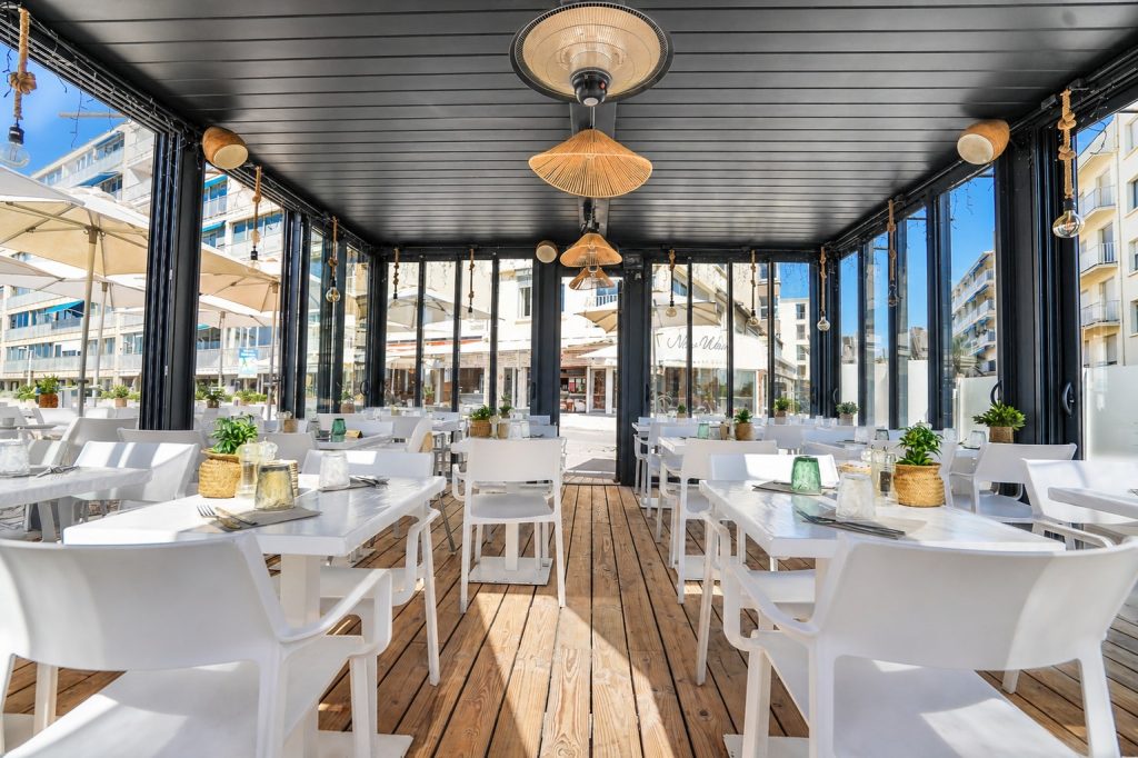 Véranda du Restaurant New Wave Palavas-les-Flots