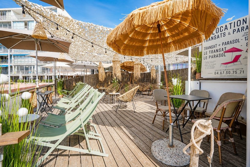 Terrasse du New Wave Beach Palavas-les-Flots